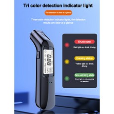 휴대용 음주 측정기 감지기 LCD 호흡 테스트 테스터 전자 자동차 디스플레이 운전, MR998, 1개