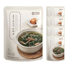 아워홈 담백한 소고기미역국, 300g, 5개