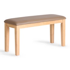 캐빈 원목 벤치의자 2인용, 네추럴_모카, 1개, 네추럴_모카