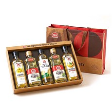 해표 사조종합 S호 카놀라유 바삭요리유 식용유 양조식초 선물세트 500ml 4종, 1세트