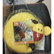 嬰兒頸枕 0-3歲 U型枕 寶寶護頸枕 柔軟舒適 輕巧便攜 特價出清, 黃