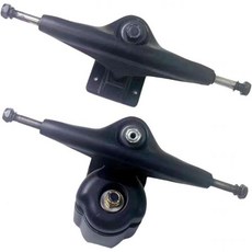 피스트로 스케이트보드 트럭 한 쌍 서프 스케이트 연습용 알루미늄 합금 카빙 23cm x 12cm 9.1인치 4.7인치 2465593