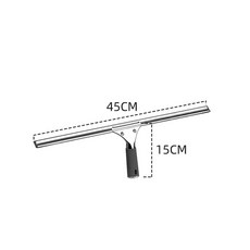 유리창청소밀대 고층 장대스퀴지 없음 유리닦이 접이식 35cm, 1개, E. 45cm 와이퍼 + 고무 스트립