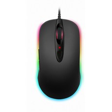 앱코 HACKER A530 3389 RGB 게이밍 마우스, A530S89, 블랙