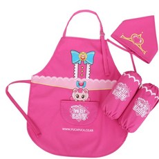 캐치티니핑 하츄핑 앞치마 미술놀이 토시두건 3종세트