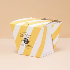 일회용 볶음밥 도시락용기 파스타 팟타이 포장용기 소 50개, 1세트