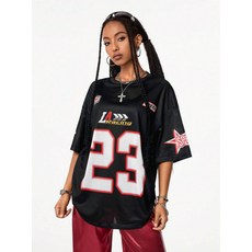 럭비 반팔 티셔츠 스포츠티 운동 스트라이프 여름