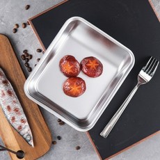 玉子燒不粘鍋 平底鍋 玉子燒煎鍋 不粘鍋 煎蛋鍋 玉子燒鍋不鏽鋼平底無塗層日式厚蛋卷鍋方形戶外家用早餐小煎鍋 台灣出貨, 1個, 玉子燒單鍋[無手柄]