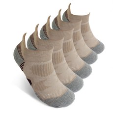 액티브 컴프레션 스니커즈 스포츠양말5P, 베이지(BEIGE)