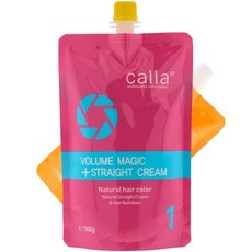 엘르 칼라 볼륨 매직스트레이트 1제+2제, 1개, 2제 액상, 500ml