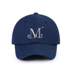 MUCENT 시그니처 볼캡 (중청 미드 데님), Mid denim, Free