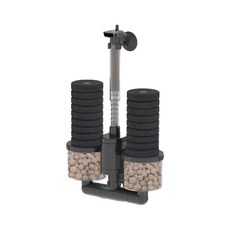 [초록끈] 아마존 무소음모터 일체형 여과재바이오스펀지필터 쌍기여과기 HJ-30B, 1개