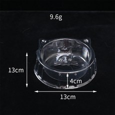 일회용 고양이 밥그릇 길고양이 플라스틱 야외 물그릇 캣맘 휴대용, 20개, 고양이 단일 그릇 15cmx20개