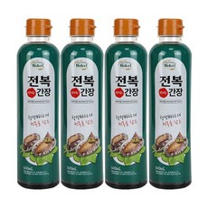 [DM] 기프트 단체 홍보 판촉_맛있는 전복 간장 어간장 만능간장 500mlx4개, 상세설명 참조