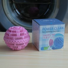 대형 엉킴방지 세탁볼 세트, 핑크3개