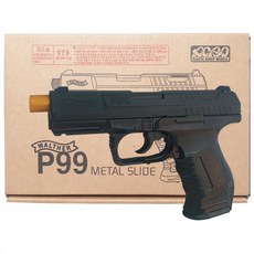 아크로모형 메탈 슬라이드 비비탄총 WALTHER P99, 1개
