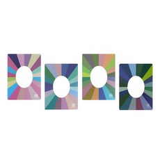 BIGHAPPY 퍼스널컬러 자가진단 키트 44색 사계절 셀프 컬러톤 진단천