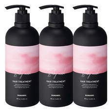 바나날 퍼퓸드 헤어 트리트먼트 베이비 머스크, 500ml, 3개