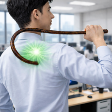 회우위드마켓 나무 목 어깨 안마기 오십견 마사지기, 우드, 1개 우드, 1개