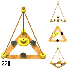 흔들흔들 자석그네 만들기 자석의성질 척력 실험 마그넷 스윙 전자석 과학실험키트 (2인용)