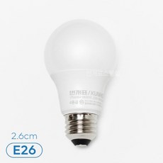 번개표 컨버터 내장형 LED전구 램프 볼전구 20W 주광색(하얀빛), 1개