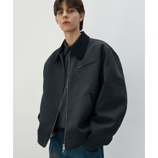 드로우핏 DRAW FIT 콘트라스트 워크 트러커 자켓 D.GREY