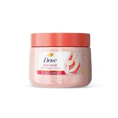 미국 도브 화이트 피치 복숭아 라이스 쌀 각질제거 모이스처 바디스크럽, 1개, 425g