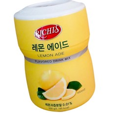 리치스 냉동 레몬 에이드 파우더 550g 6개 음료 베이스