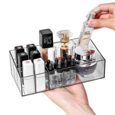 코지메이트 심플 화장품 정리함 립스틱 수납 겸용, 1개