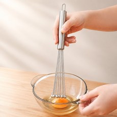 생활친구 세척이 간편한 스테인리스 구슬 거품기, 1개, 실버