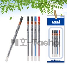 유니 스타일핏트 리필심 0.28mm 세트, 1개, 0.28mm 흑색 3개+청색 1개+적색 1개