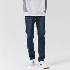 체이스컬트 남성 기모 인밴딩 테이퍼드 데님 팬츠-DFRK2322C04