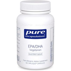 Pure Encapsulations EPA/DHA蔬菜膠囊, 1罐, 60顆, 1罐