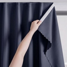 메이스 찍찍이 붙이는 암막커튼 창문형