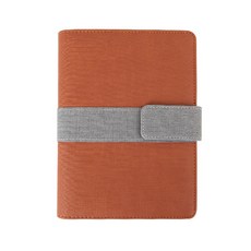 Wonbdiary 2022年Tago Line磁吸系統日記本 6孔日記本, 棕色