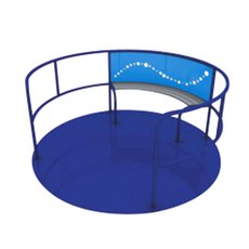 회전목마 야외 회전 목마 어린이 유치원 놀이터 공원 놀이기구, Z41모델120x70cm