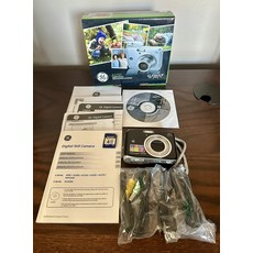 GE A1250 블랙 디지털 카메라 (SD 카드 및 원래 포장 포함) 부품용, GE A1250 블랙 디지털 카메라 (SD 카드 및 원