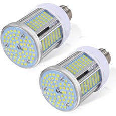 엘리번 2팩 200W 등가 LED 옥수수 전구 3600루멘 6000K 일광 30W 램프 실내 차고 공장 창고 뒷마당용 E26E27 중형 베이스 85V-265V, 100W-2PACK