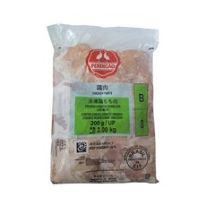 냉동 브라질산 순살 닭다리살 닭정육 2kg, 1개
