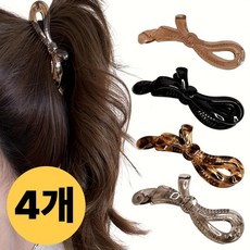 노라앤드 바나나핀 헤어집게핀 리본헤어클립 바나나집게핀