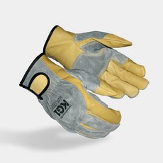 핸드맥스 KG1 알곤 가죽 장갑, 노랑, 1개