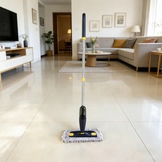 雪尼爾噴水噴霧平板拖把家用一拖淨免手洗乾溼用懶人地板拖地神器, 深藍色:1, 1個