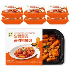 [칼로리를 낮춘 곤약떡볶이] 빼빼곤약 말랑쫄깃 곤약떡볶이, 7개, 243g
