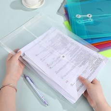 NW 투명 서류봉투 플라스틱 A4 종이 문서보관 파일 화일, 1개, 1개