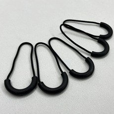 지퍼손잡이 지퍼고리수리 풀러 5P 블랙 지퍼풀러 지퍼고리 지퍼손잡이 지퍼수리 자크고리, 없음, 상세설명 참조, 없음