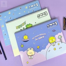 다소니디자인 3000 스케치북 랜덤 미술용스케치북