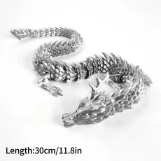 장식용 두뇌발달 3D 프린트 드래곤 회전 장난감 서양 스타일 크리스탈 에그 가정 탁상용 공예, 25 S5