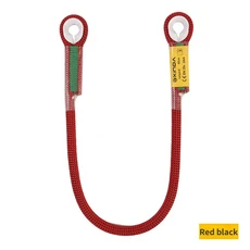 전문 암벽 등반 10.5mm 정적 끈 보호 눈 대 눈 슬링 등산 장비, 03 60cm, 02 Red black, 1개