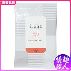 TENGA iroha 依柔華 私密護膚濕巾 水紙材質 外出便攜, 1個