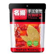 名揚 手工全型特辣火鍋底料, 1包, 500g